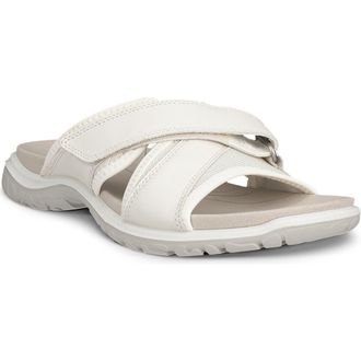 Ecco Offroad Roam Slide Sandal in Ice White/Ice White at Nordstrom, Size 10-10.5Us