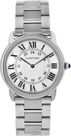 Cartier Pre-owned Cartier Solo Quartz Silver Dial Unisex Watch W6701005