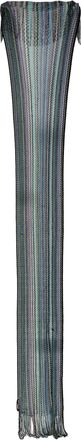 Missoni Zig-Zag fringed Scarf in Multicolor Acetate
