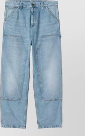 Carhartt Work in Progress utility work trousers straight leg light wash
