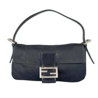 Fendi Pre-owned Shoulder Bags, female, Black, Size: ONE SIZE Pre-owned Vintage Shoulder Bag