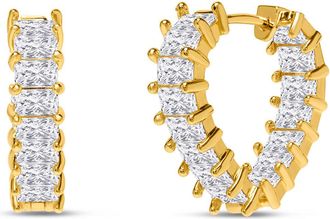 Bruno Magli Rosa Gold Earrings, Diamante