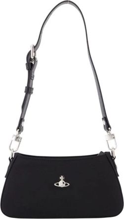 Vivienne Westwood Tasha Schoudertas - Dames - Schoudertassen - Zwart - ONE Size - Polyester - Tassen