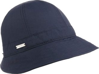 Seeberger Uni Anti-Rain Cloche Hat Women - rain Outdoor Women&acute;s with Lining Winter Autumn Summer Spring All-Season - One Size Navy