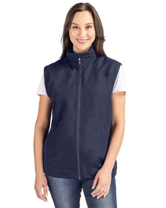 Cutter & Buck Charter Eco Recycled Full-Zip Womens Vest
