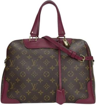 Louis Vuitton Tweedehands leren handtassen - Dames - Vintage Handtas - Bruin - ONE Size - Leer - Vintage