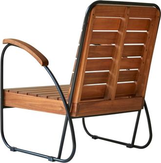 Tikamoon Sillón de acacia maciza