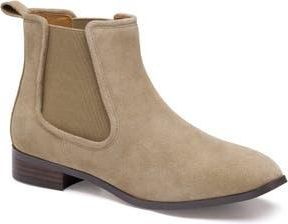 Johnston & Murphy Tinsley Chelsea Boot in Taupe Suede at Nordstrom Rack, Size 6.5
