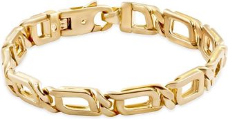 Pompeii3 Mens Link 14k Gold (38gram) or Platinum (61gram) 8.5mm Bracelet 8