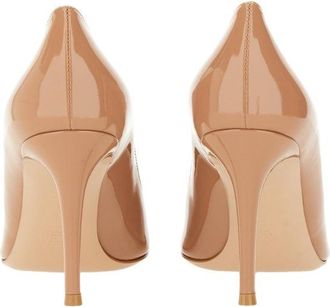 Gianvito Rossi Slender Heel Pumps - Beige