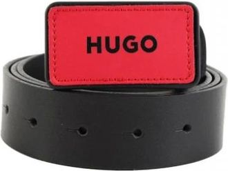 HUGO BOSS Heren, Accessoires, Zwart, Maat: 95 CM Leer