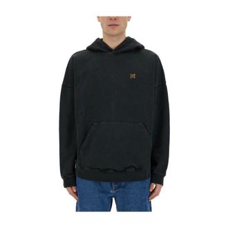 Palm Angels Hoodies & sweatvesten, Heren, Zwart, S, Hoodies