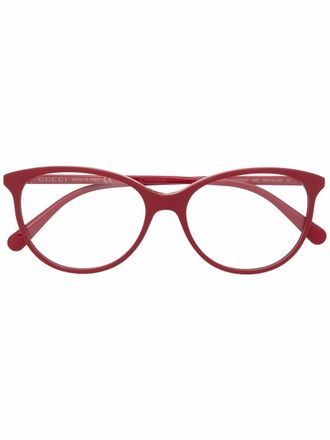 Gucci Bril met cat-eye montuur - Rood