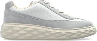 Jimmy Choo London Diamond Maxi Sneakers - Heren - Sneakers - Grijs - 44 EU - Leer - Schoenen