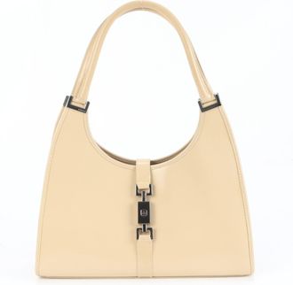 Gucci Beige Leather Tote Bag (Pre-Owned)