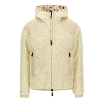 Moncler Grenoble Omkeerbare Sweater - Dames - Fleece jassen - Beige - XS - Fitness