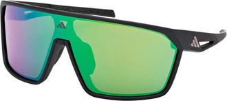 adidas Sp 0108 Zonnebrillen - unisex - Zonnebrillen - Zwart - ONE Size - Leer - Accessoires