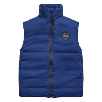 Canada Goose Vests, male, Blue, Size: XL Lodge Vest