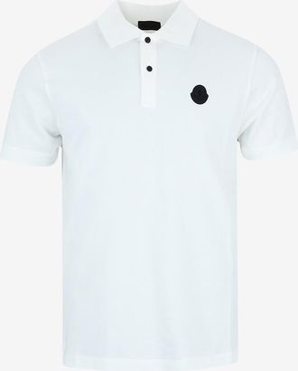 Moncler Poloshirt aus Strickjersey mit Polokragen