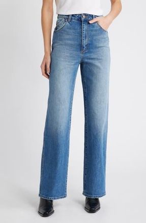 Rolla's Heidi Seattle Straight Leg Jeans in Vintage Blue at Nordstrom Rack, Size 26