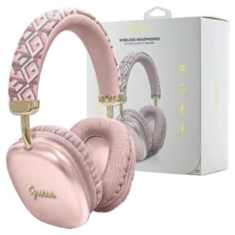 OEM Auriculares Bluetooth Guess Gubhk1gctcsp, Color Rosa, Con Logotipo Met&aacute;lico Gcube