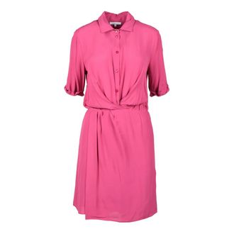 Patrizia Pepe Dames, Jurken, Roze, Maat: 2XS Viscose