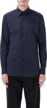 Xacus Navy Blue Solid Shirt