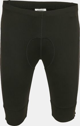 VETEMENTS Black Printed Jersey Sports Shorts