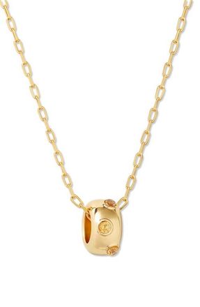 Brook & York Kate Birthstone Pendant Necklace in Gold - November at Nordstrom