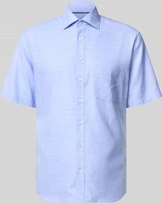 Eterna Modern Fit Business-Hemd mit Kentkragen in Bleu, Gr&ouml;&szlig;e 40