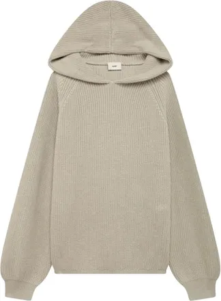 Autry Hoodies & sweatvesten, Dames, Grijs, L, Katoen, Knit Hoodie