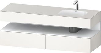 Duravit Qatego Lavabo Encastrado Con Base De Lavabo Consola, - Duravit