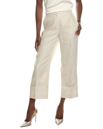 Marc Cain Linen-Blend Pant