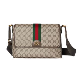 Gucci Bolso Cruzado Mediano Ophidia - Bags - Hombre - Beige - ONE SIZE