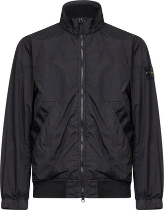 Stone Island Ribbed-trim Badge Jacket