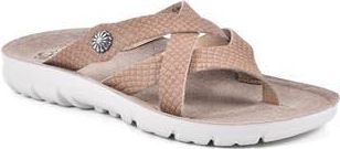 White Mountain Bansky Thong Comfort Sandal in Tan/esprint at Nordstrom Rack, Size 6.5
