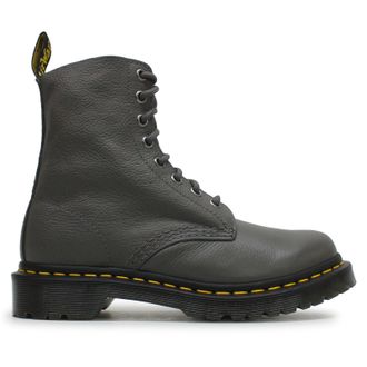 Dr. Martens 1460 Pascal Virginia Leather Womens Ankle Boots - Gunmetal - Size:UK 6