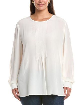 Marina Rinaldi Plus Fase Silk Shirt