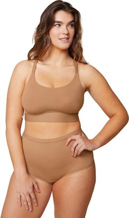 Harper Wilde Bliss Racerback Bralette in Tan at Nordstrom, Size Xx-Large