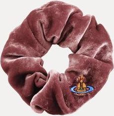 Vivienne Westwood Small Scrunchie Viscose Silk Velvet Peony Os-u Women