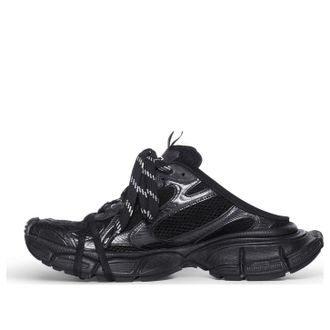Balenciaga (WMNS) Balenciaga 3XL Mules Black Mesh and Polyurethane 742682W3XL11010