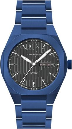 A|X Armani Exchange Mens Sync Black Dial Watch
