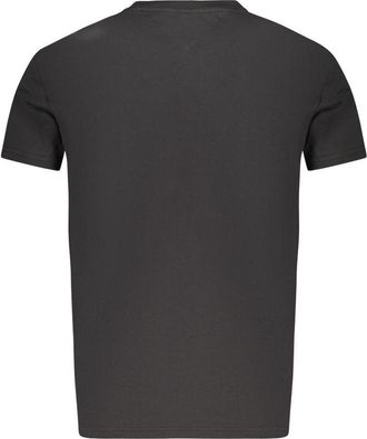 Tommy Hilfiger Logo-Embroidered Cotton T-Shirt - Black