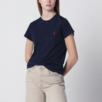 Polo Ralph Lauren Navy blue cotton T-shirt