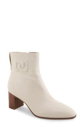 Aerosoles Magnus Logo Bootie in Eggnog Leather at Nordstrom Rack, Size 9