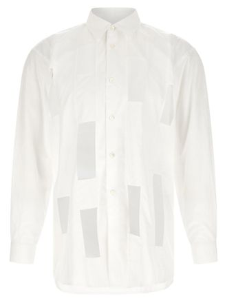 Comme Des Gar&ccedil;ons Mens Geometric Cut-Out Shirt