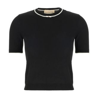 Valentino Garavani Round-neck Knitwear - female - Valentino Garavani - Round-neck Knitwear - Black - M - Knitwear