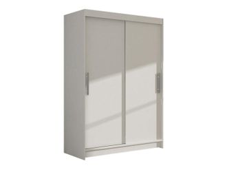Mirjan24 Mobilier1 - Armario Closico 117, Blanco, 200x120x58cm, Puertas De Armario: Correderas, N&uacute;mero De Estantes: 0