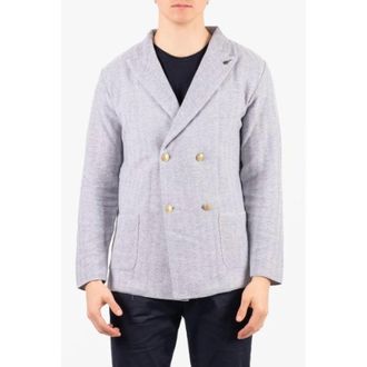 Paoloni Blazers, male, Gray, Size: 3XL Giacca