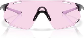 Oakley Gender Inclusive Cybr Dyno 139mm Oversize Rectangle Sunglasses in Pink/grey at Nordstrom